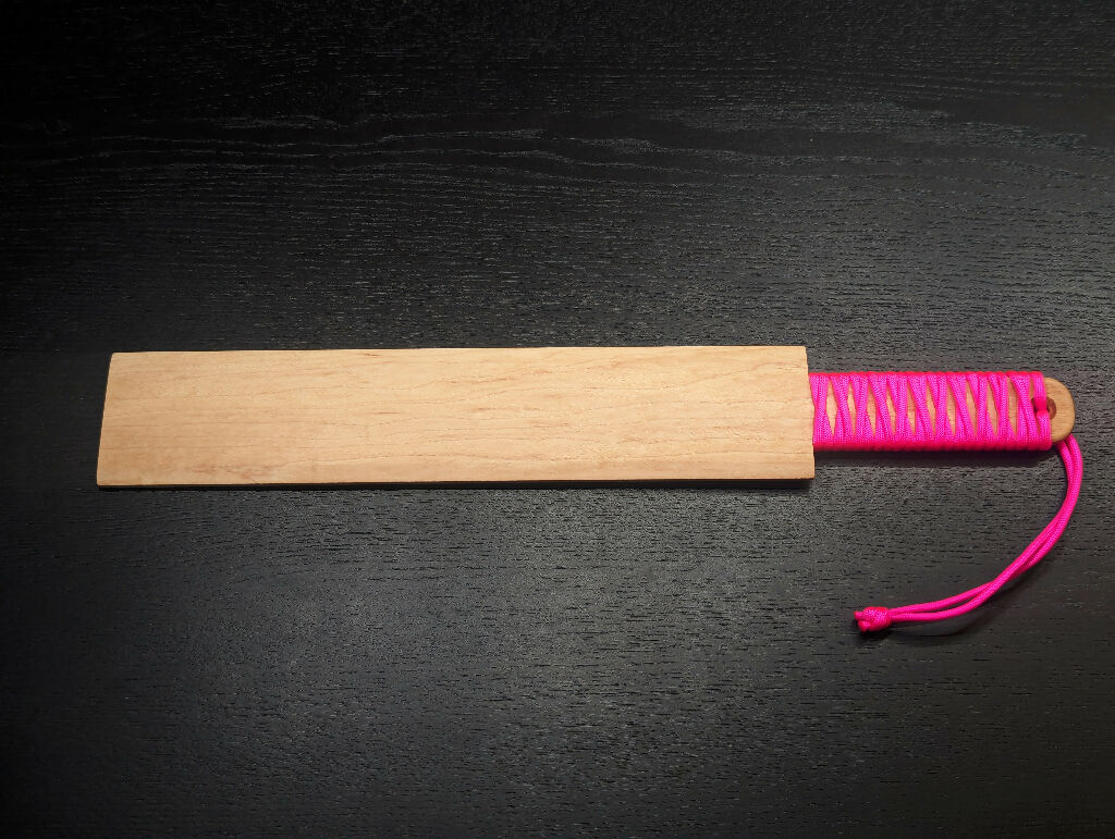 Pink Maple Spanking Paddle