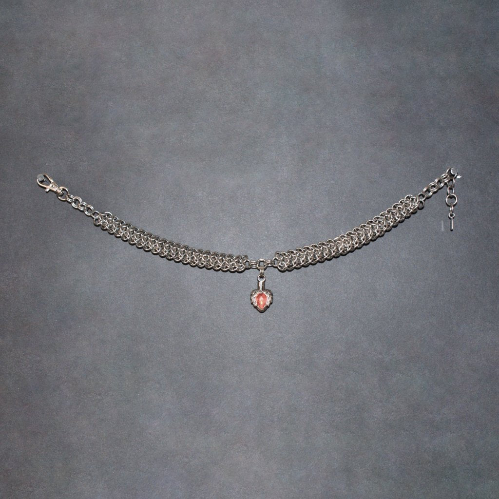 Honeymoon chainmaille necklace image 2