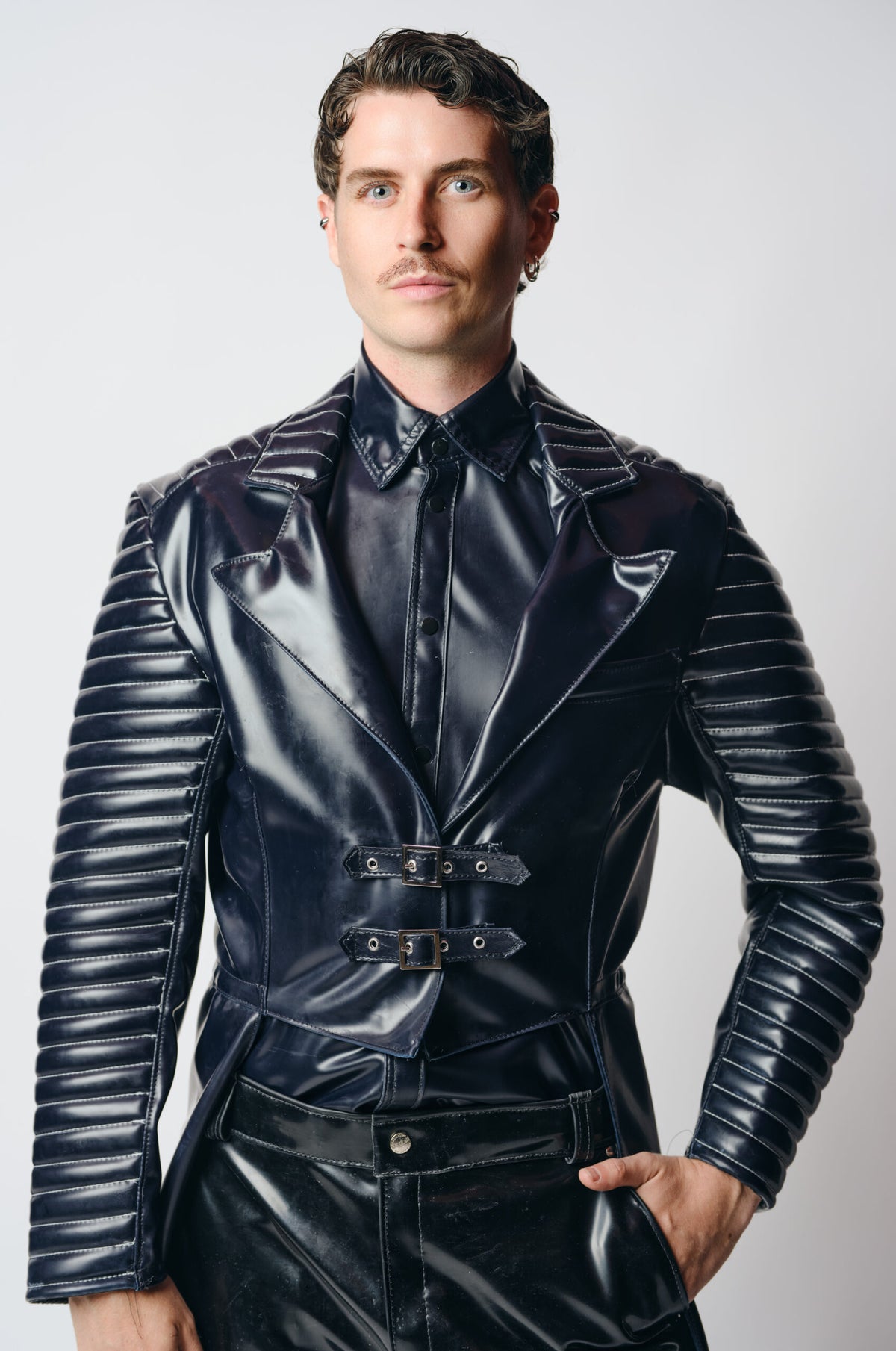 Quilted Latex Tailcoat
