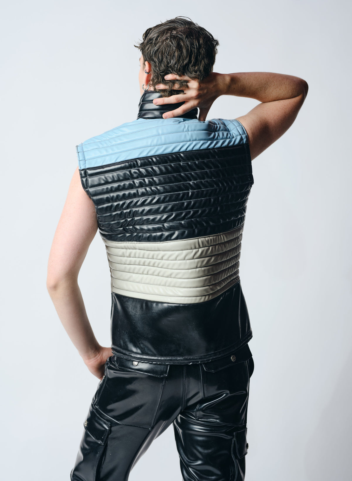 Quilted Latex Gilet