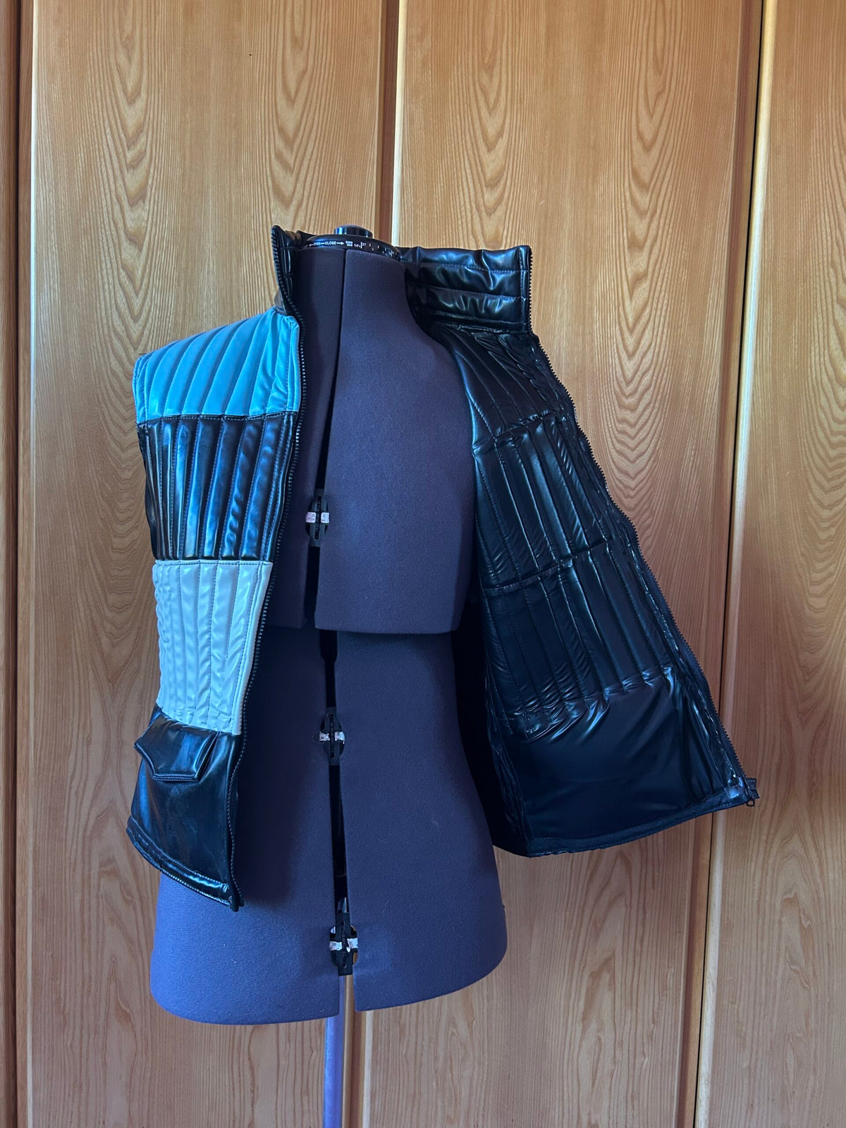 Quilted Latex Gilet