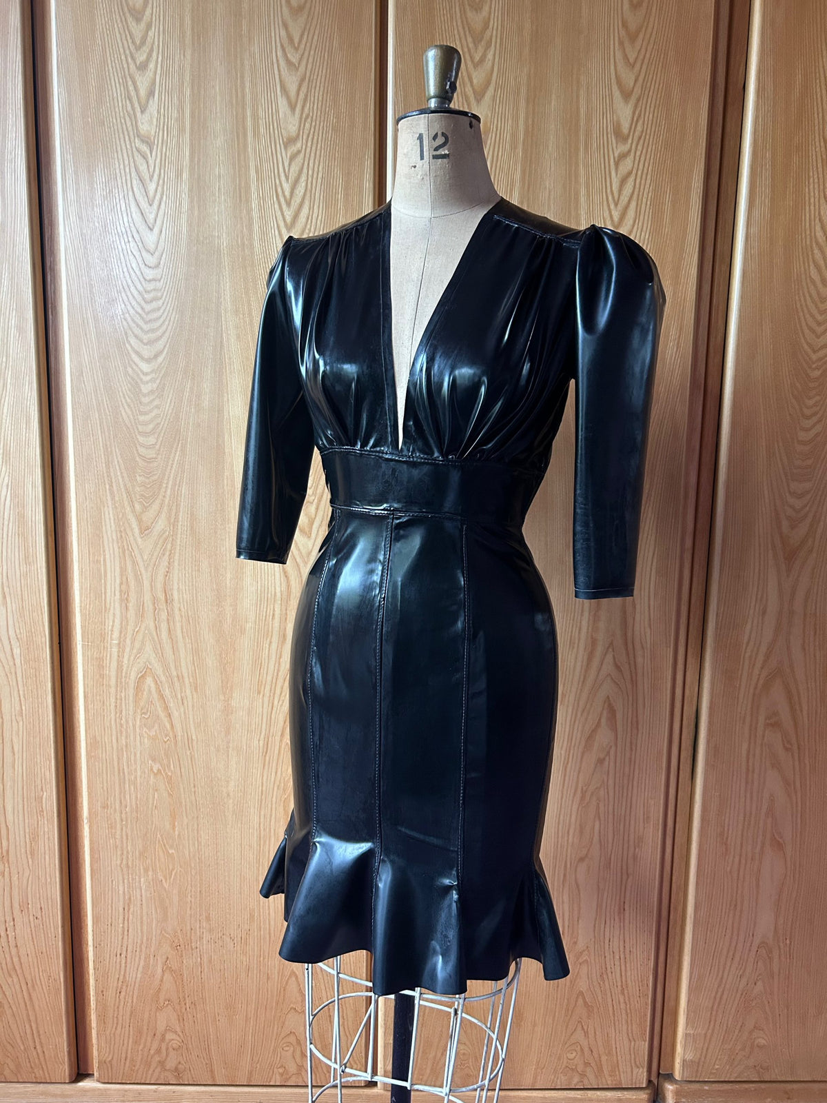 Latex Forties Tea Dress