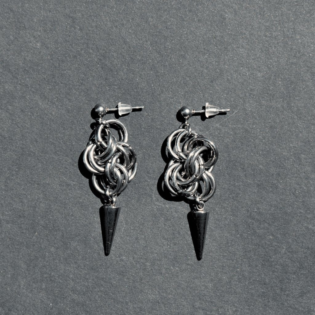 Lark chainmaille earrings image 2