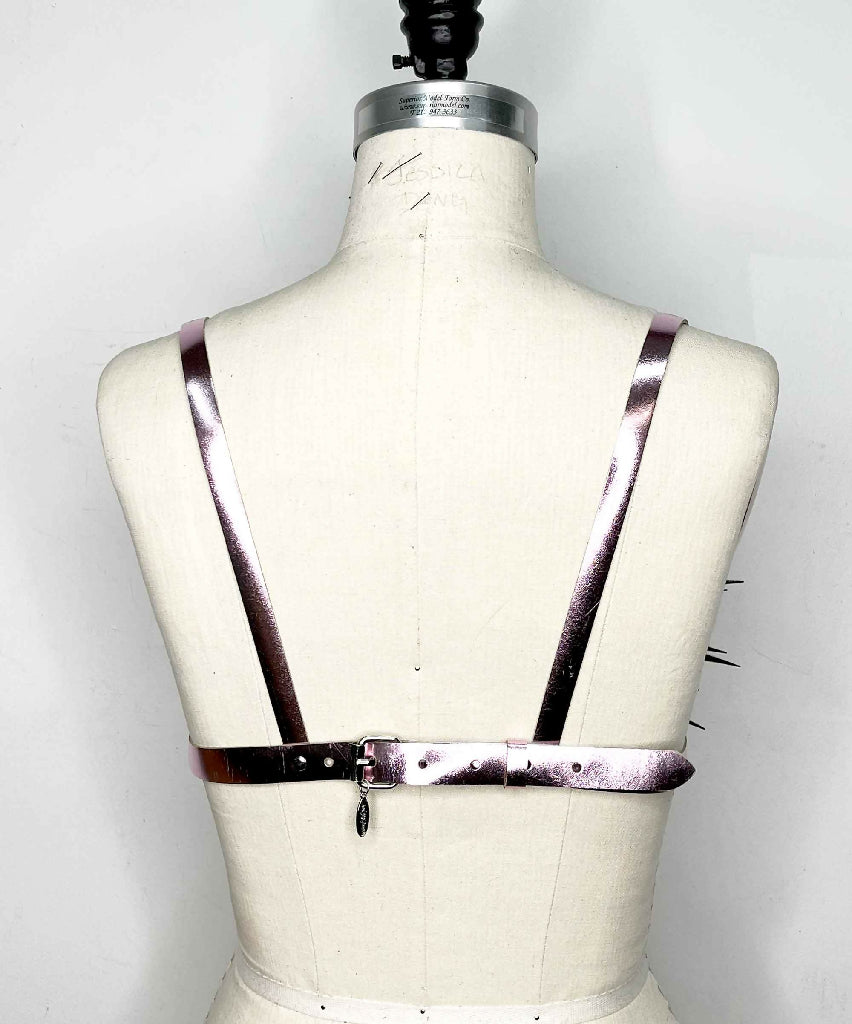 Andromeda Spiked Leather Bra