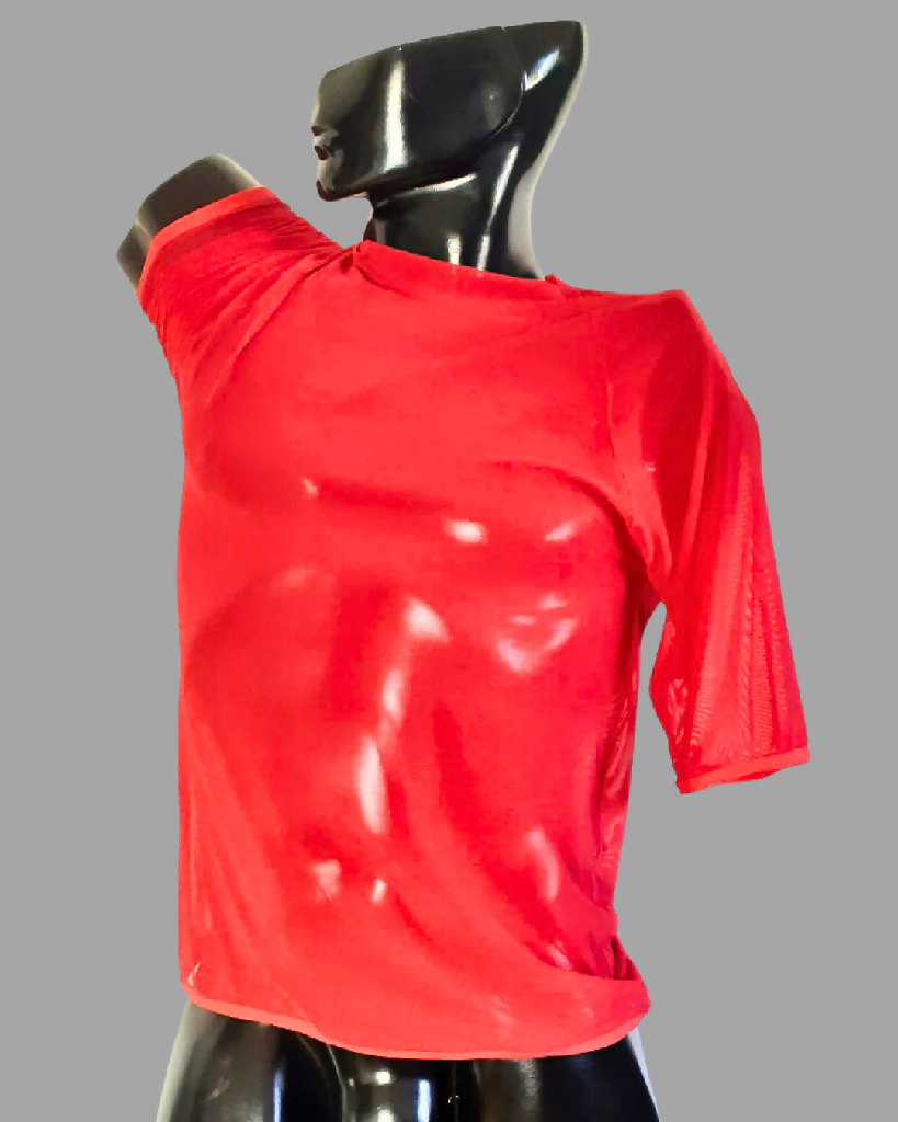 The 138 masc RAGLAN mesh short sleeve top