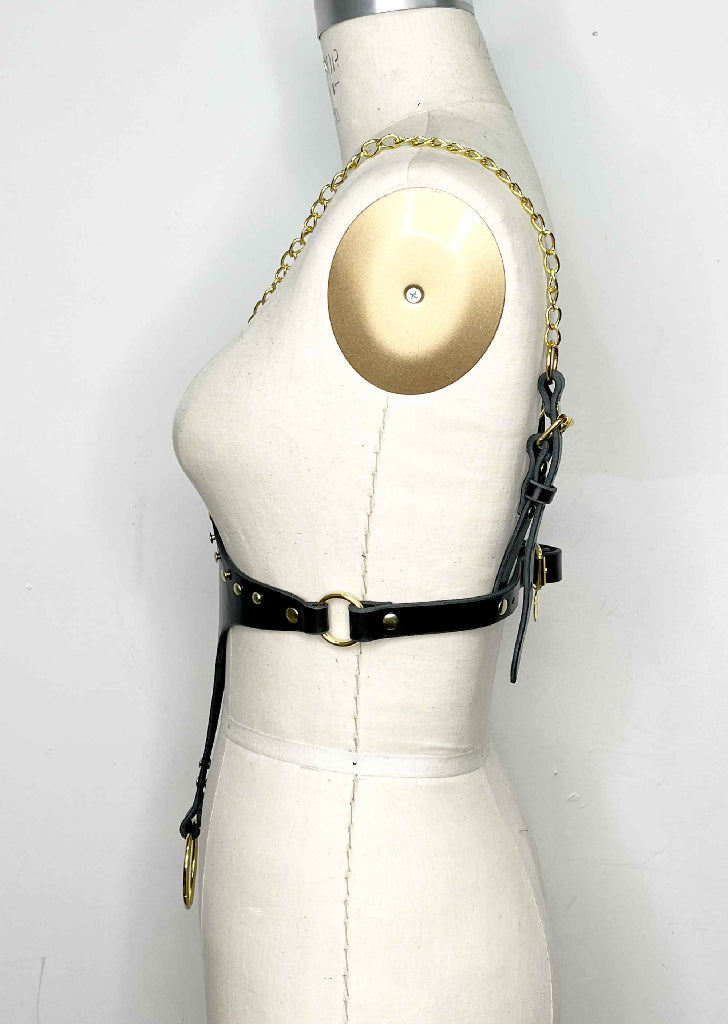 Archer-Underbust-Chain-Leather-Harness-5