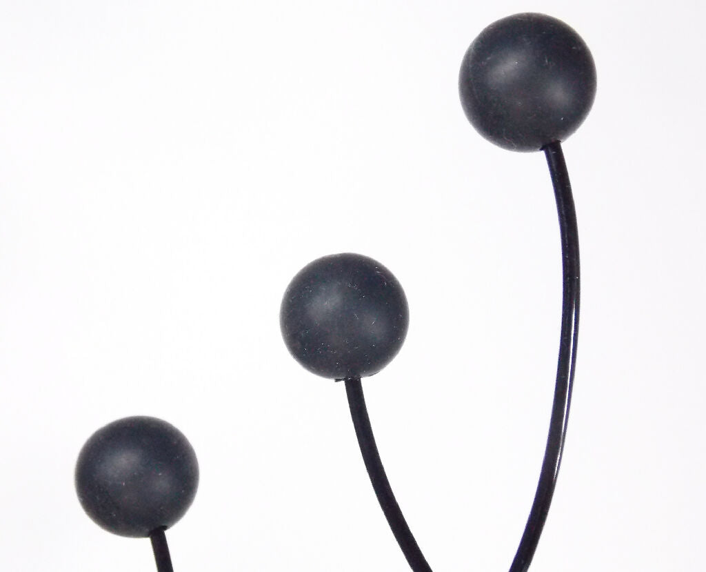 Black bobble abstract hair band5