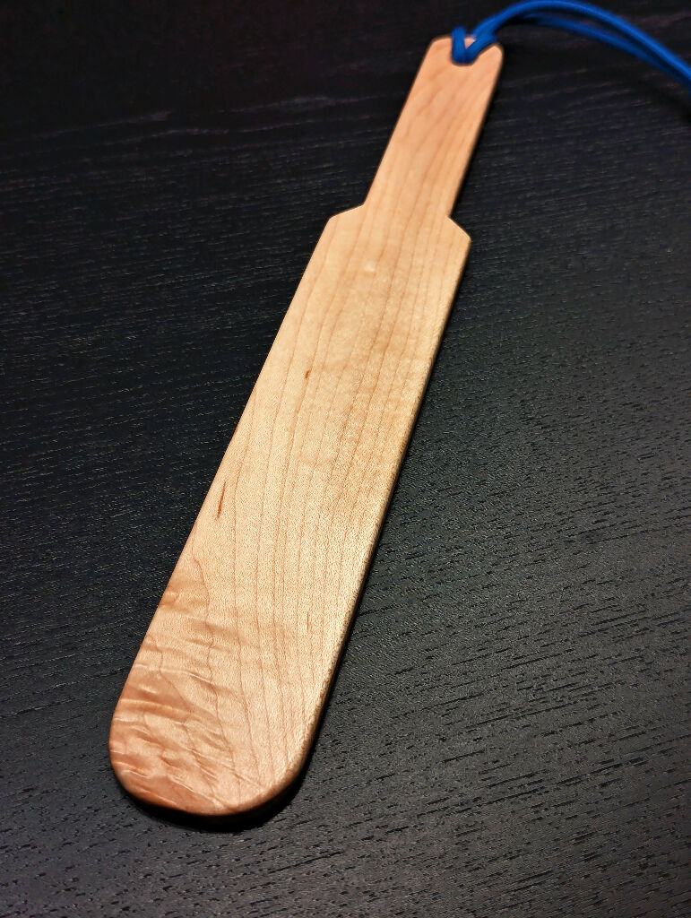 Mini Rounded Maple Spanking Paddle