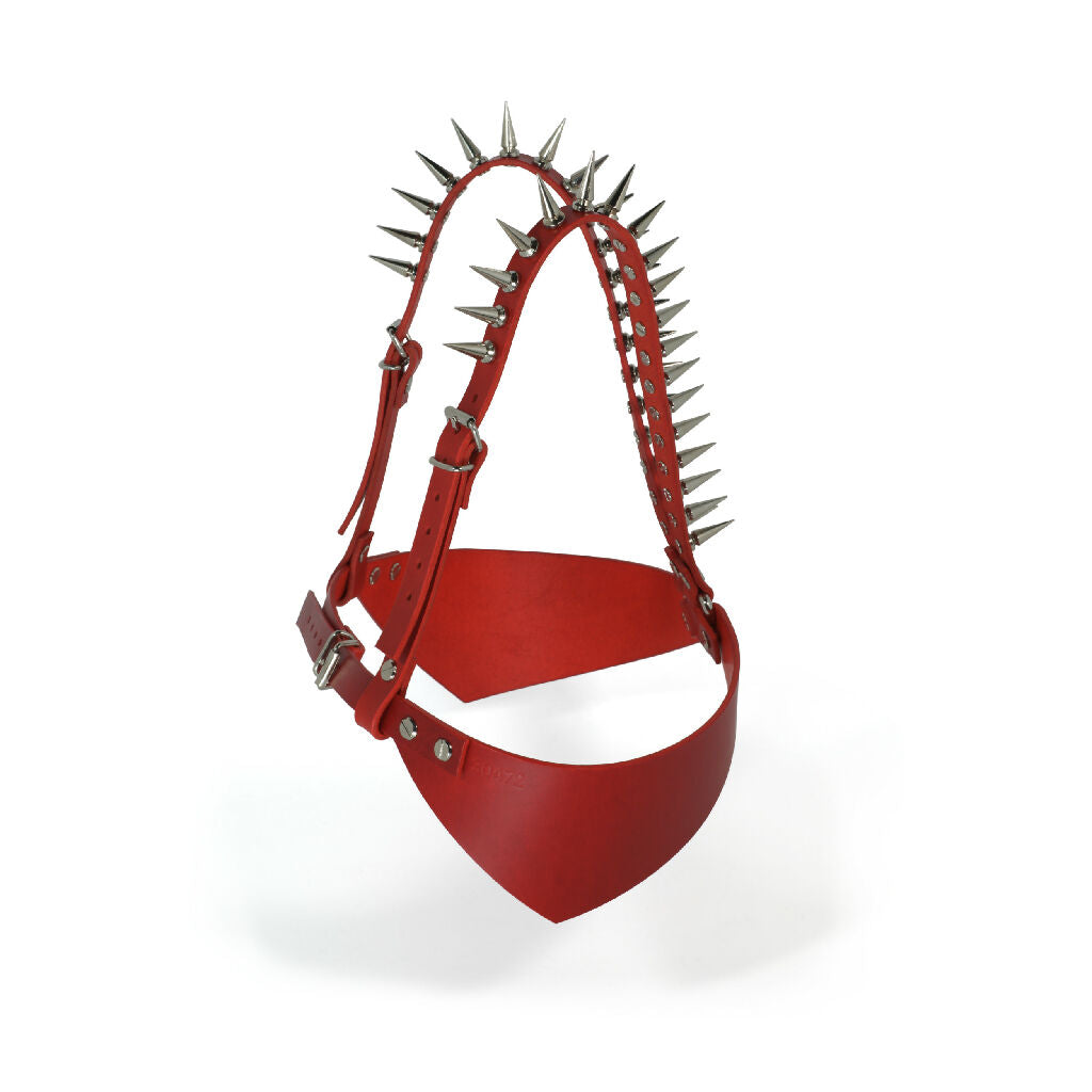 Spiked Leather Bra Harness