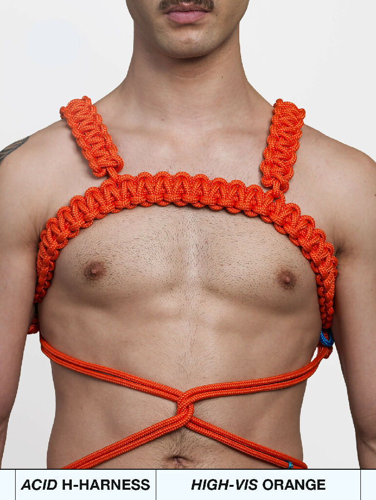 AINT-SAINT-SHOP-ACID-ORANGE-HARNESS-FRONT