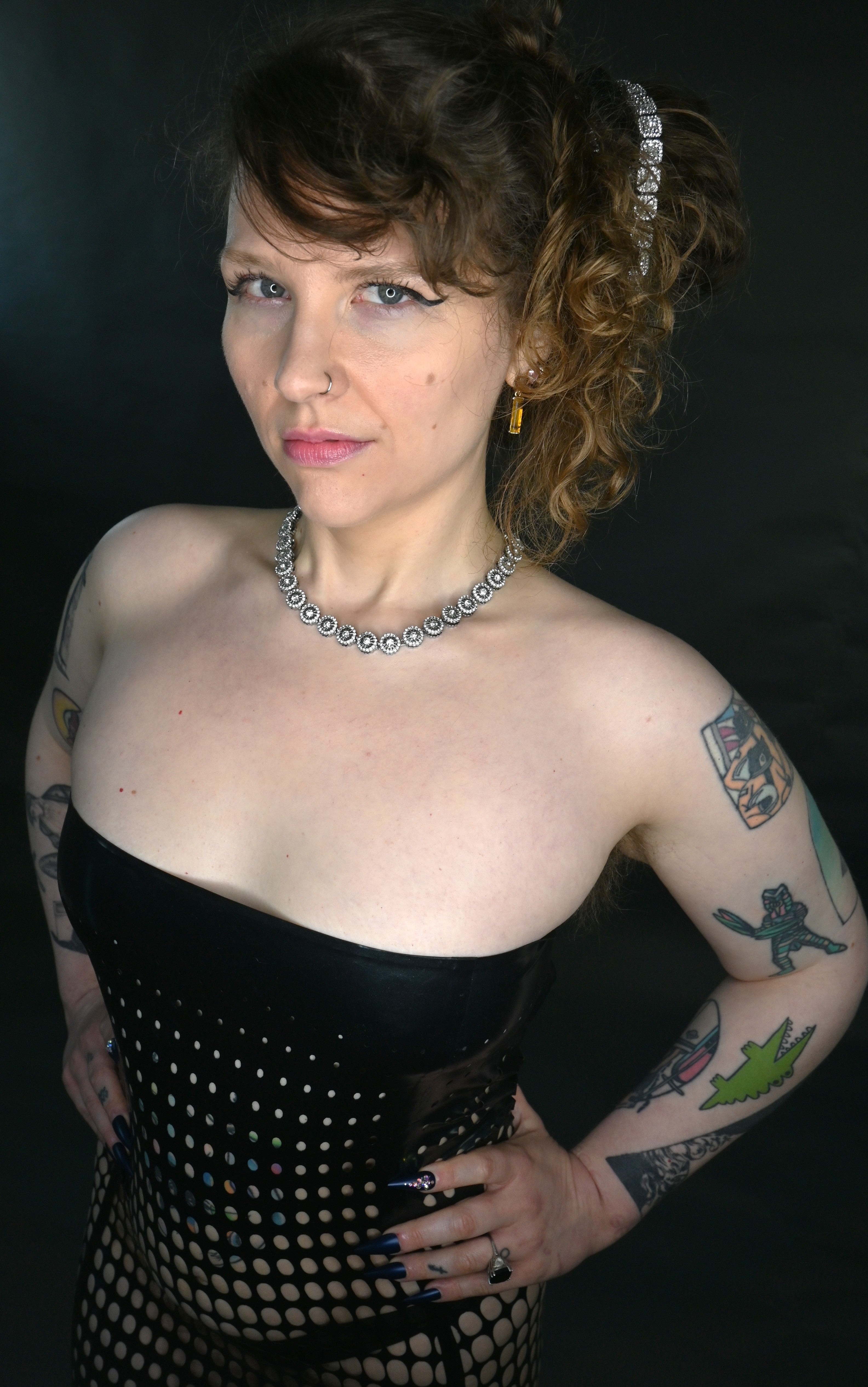 Open Net Dress