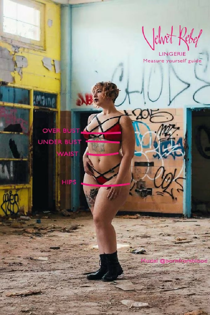 The Valentine AMORE overt suspender skirt in spicy red pin dot mesh LIMITED EDITION