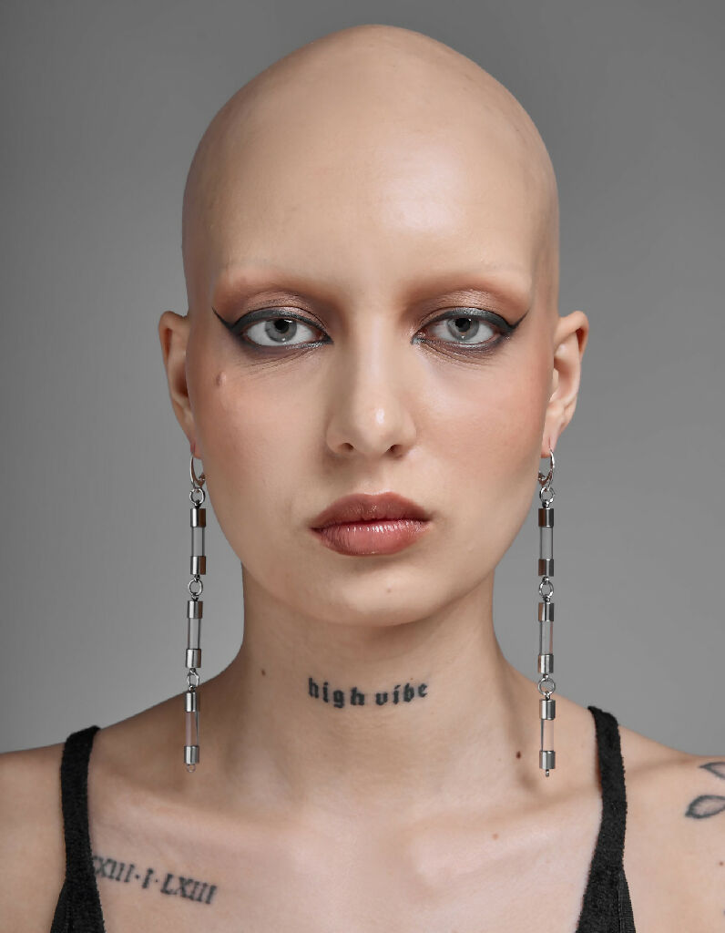 trinity earrings transparent perlensau sustainable.1