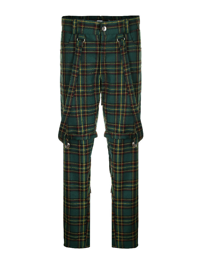 Pants Punk Plaid GREEN