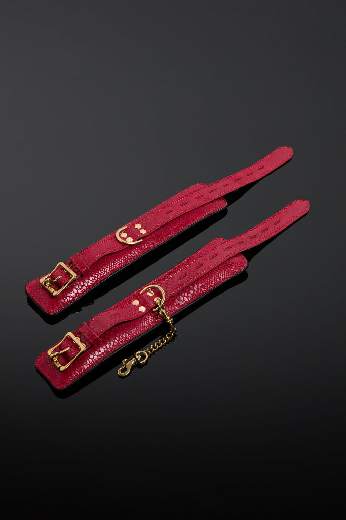 House of SXN Serpens Rouge Cuffs (3)