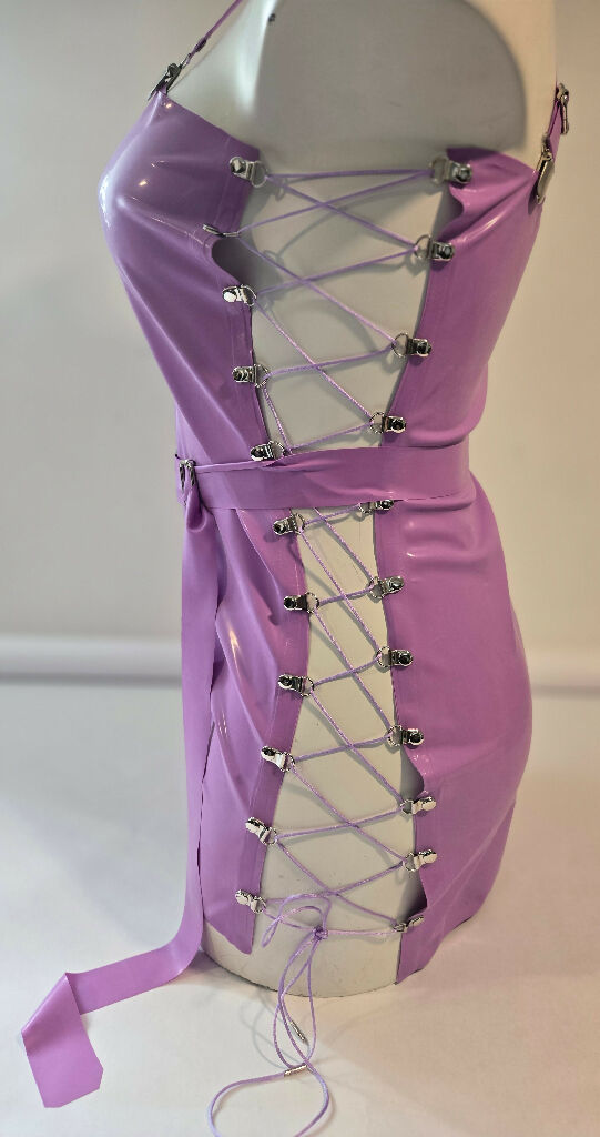 Latex Strapped Dress