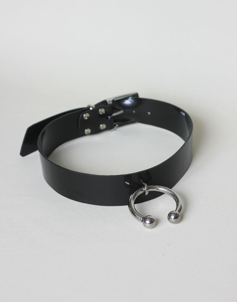 Barbell Pierced PVC Belt