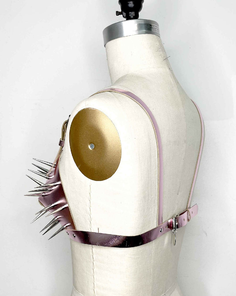 Andromeda Spiked Leather Bra