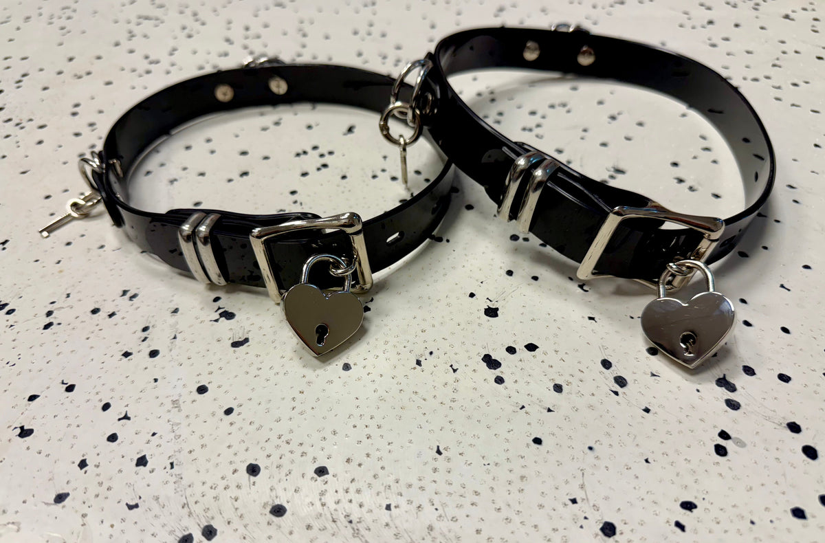 PVC Thigh Garters Pair