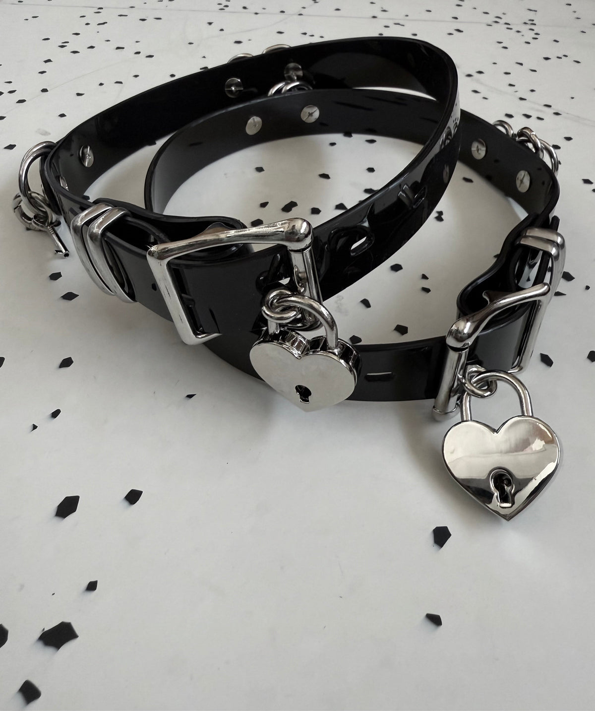PVC Thigh Garters Pair