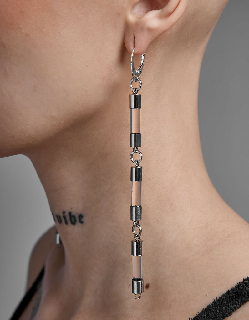 trinity earrings transparent perlensau sustainable.3