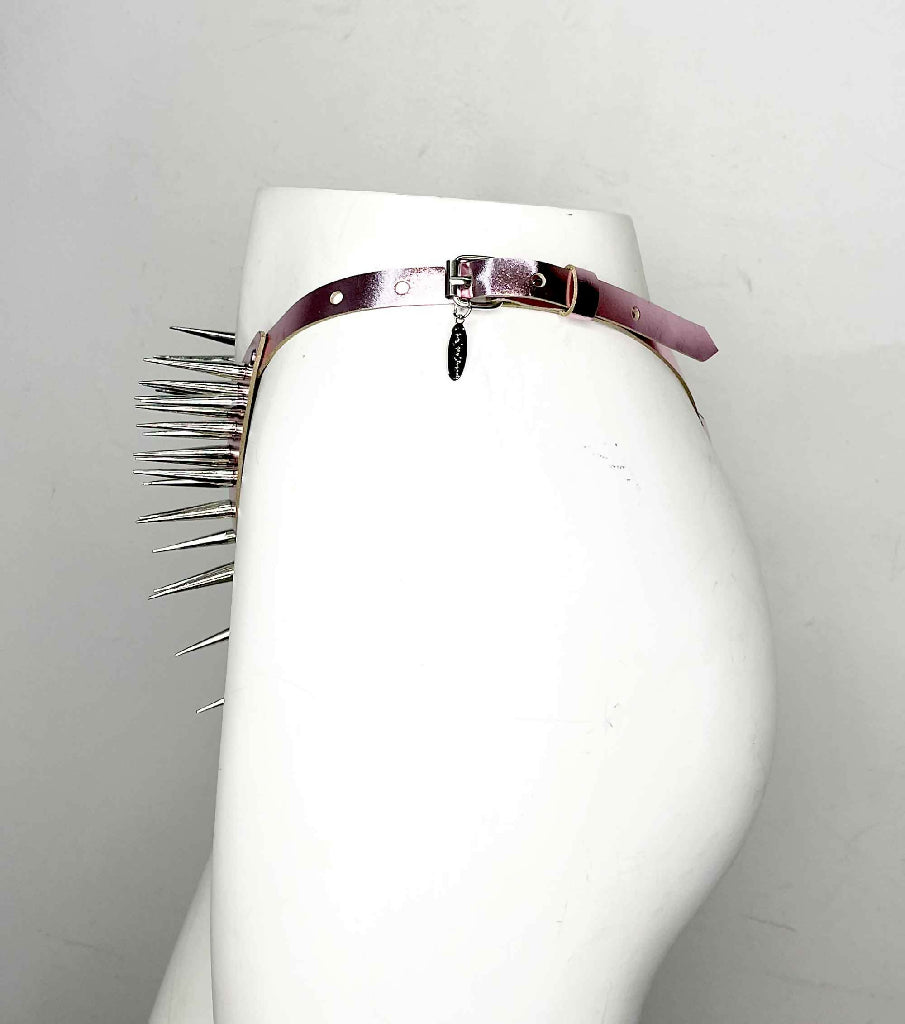 Andromeda Spiked Leather Thong