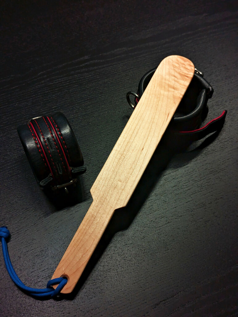 Mini Rounded Maple Spanking Paddle