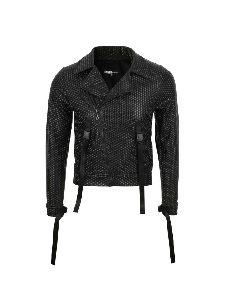 kurtka_ramoneska_z_ekoskory_3d_trojwymiarowej_czarna_paski_kieszenie_biker_techno_rave_gothic_przod_1_0624