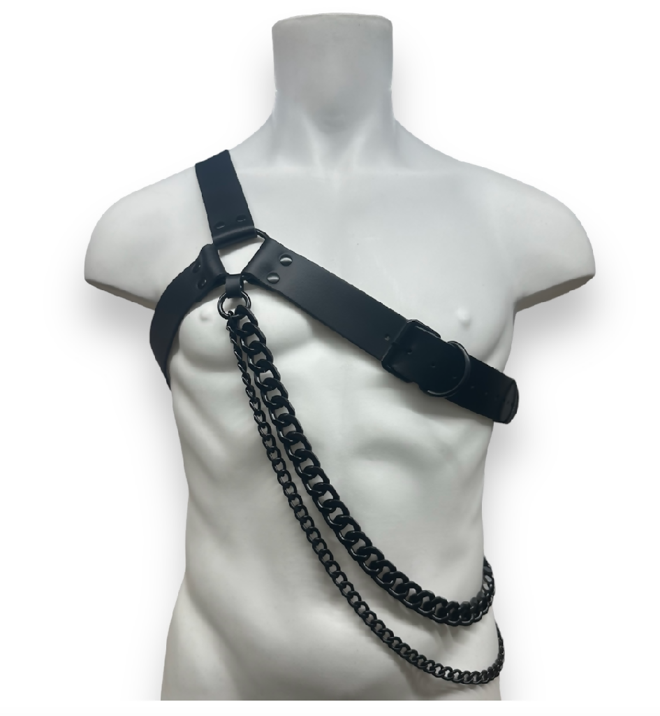 Leather Harness for Men “Dice”