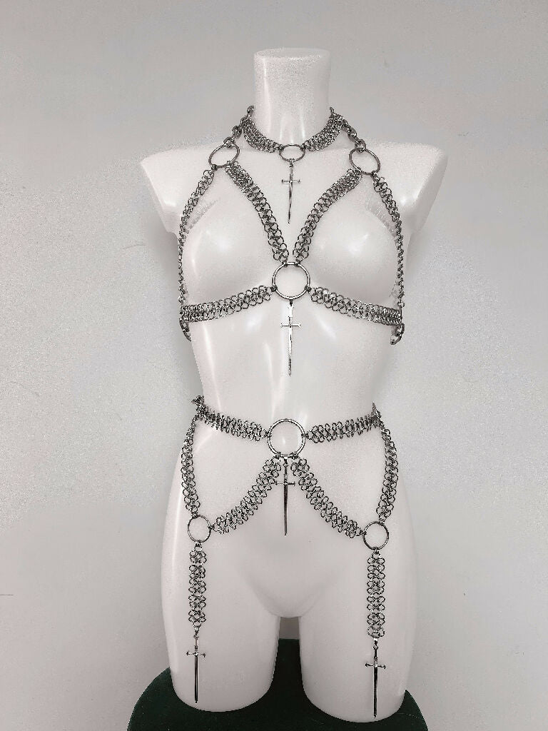 Templar chainmail harness set
