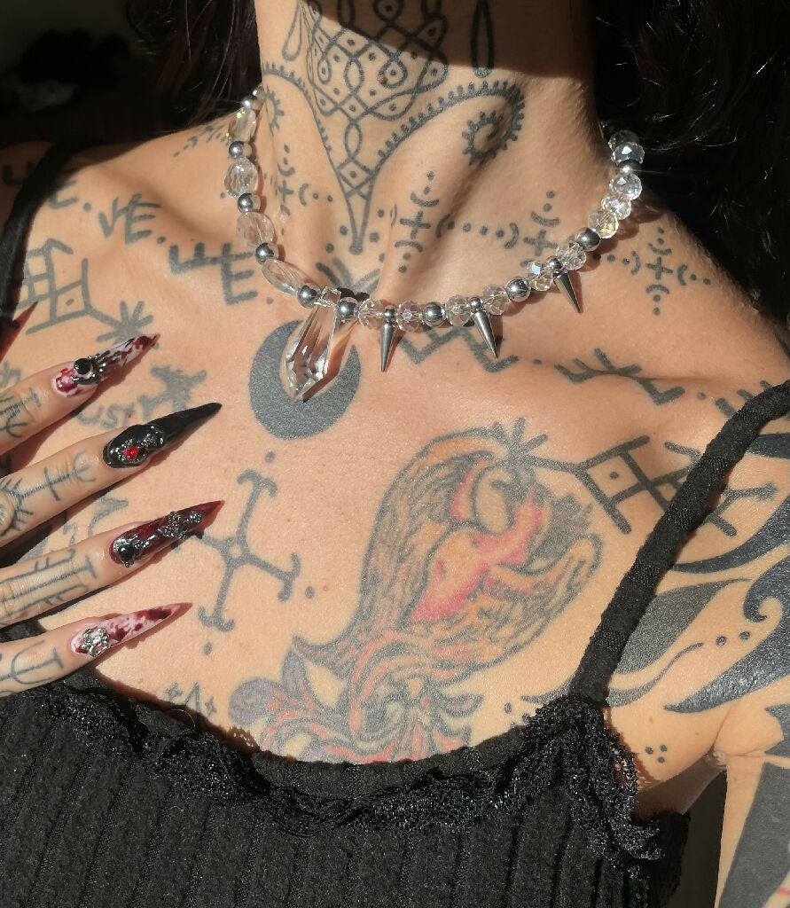 Shiny grunge necklace