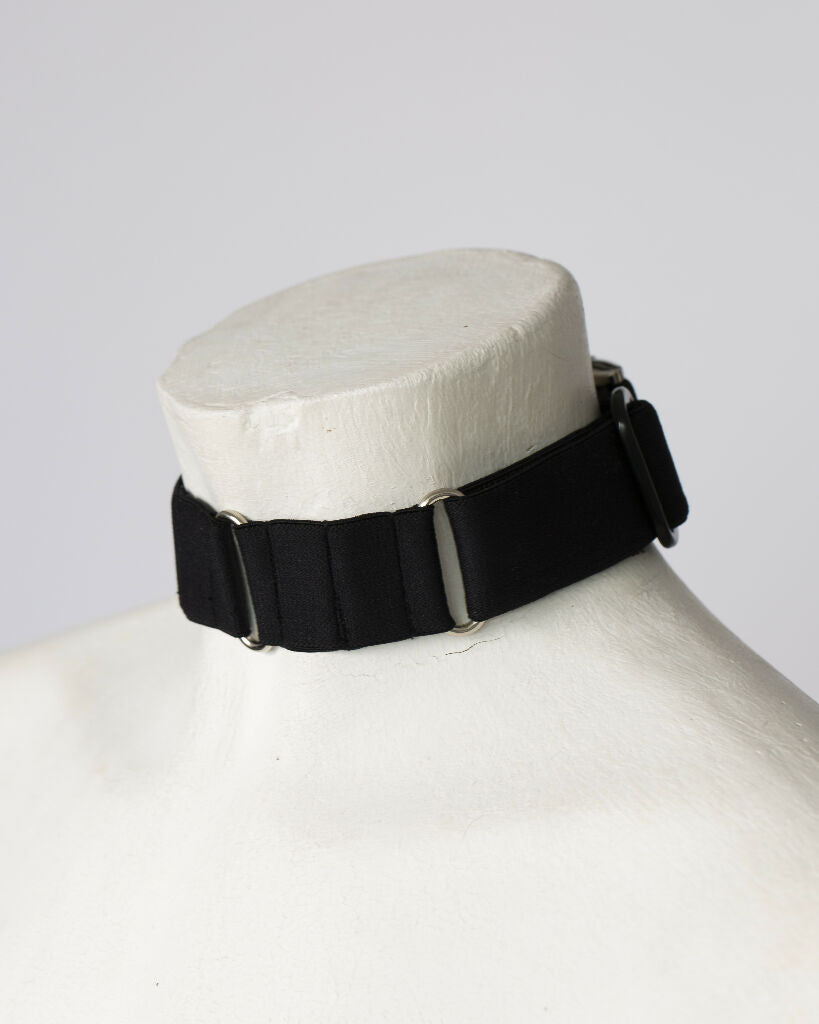 black-choker-adjustable-straps-metal-rings-buckle-shiva-iona-smith-scott