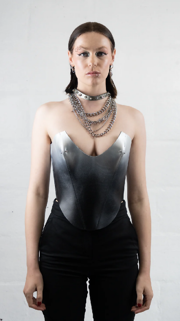 Leather_Corset_Iggy_black_with_Silver