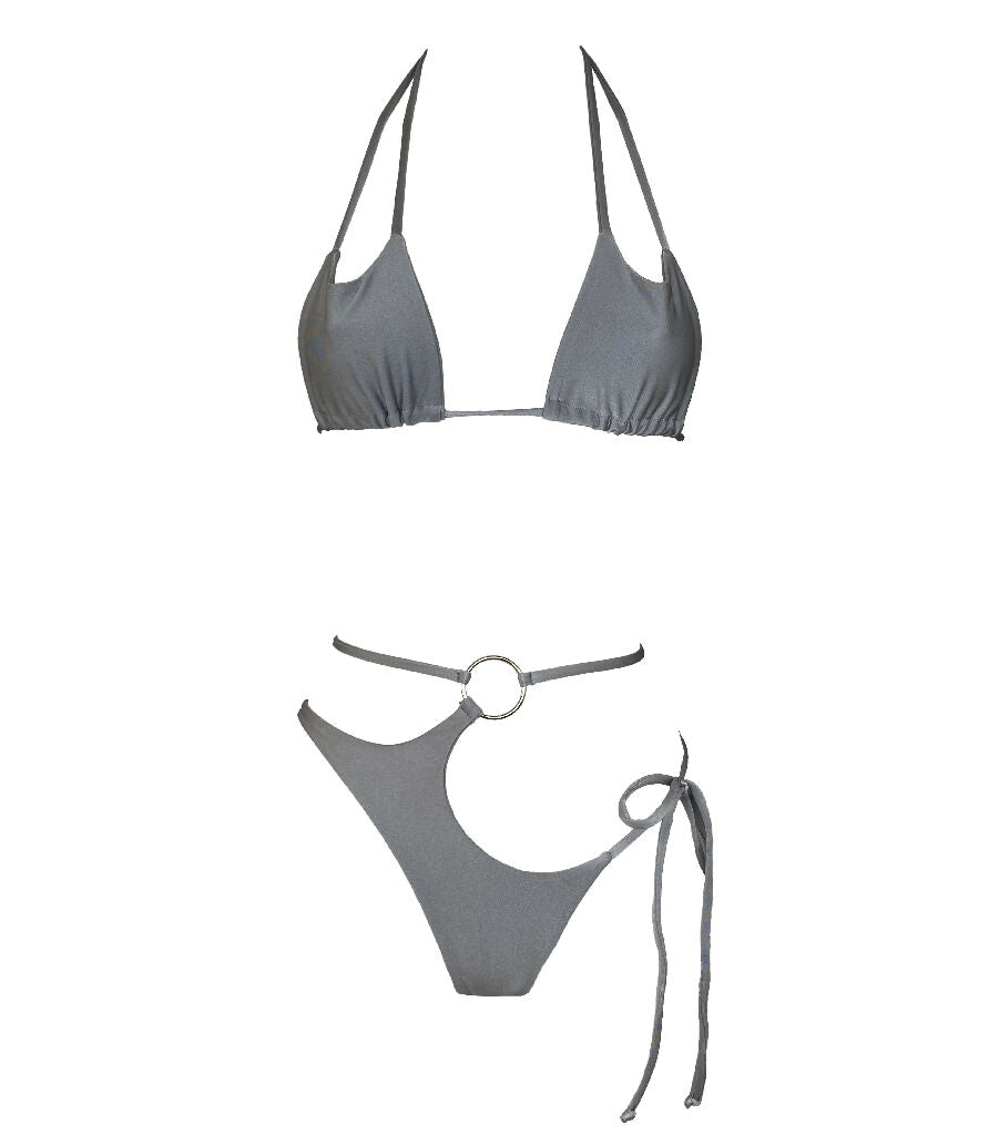 Bikini Gaia Silver Front