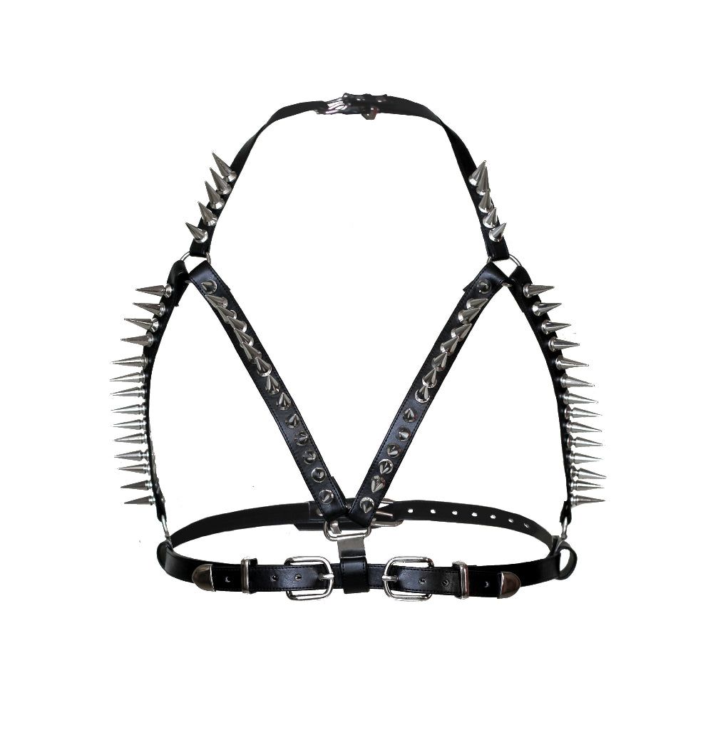 Chest harness with studs