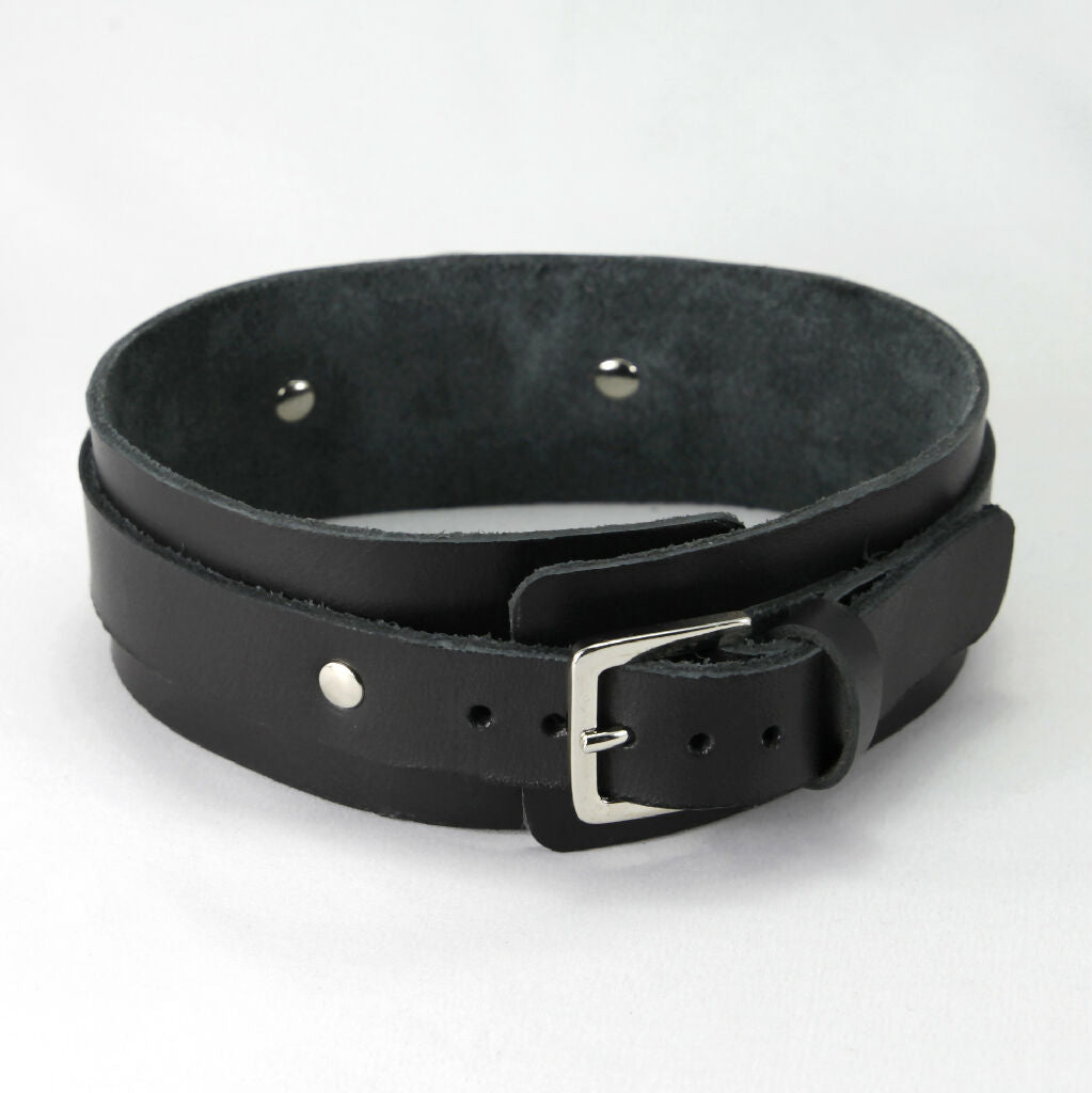 Leather Collar Black