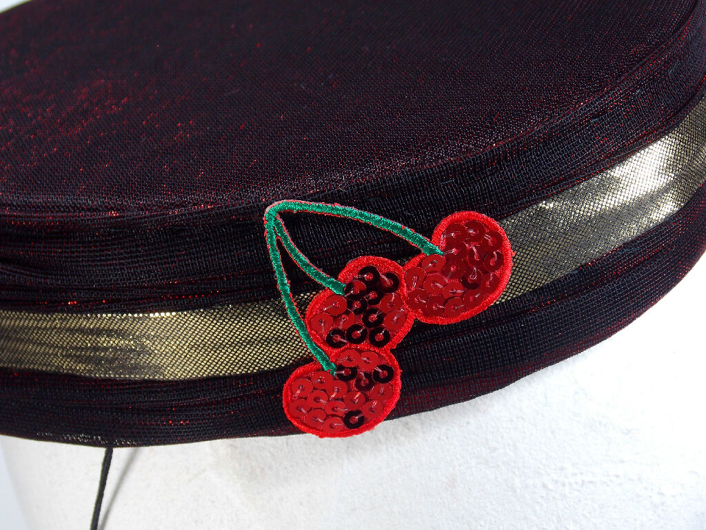 Red gold bell hop hat3
