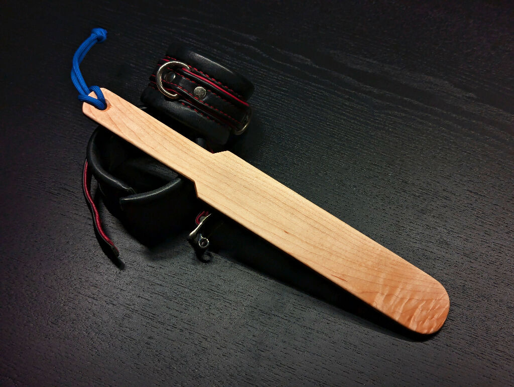 Mini Rounded Maple Spanking Paddle