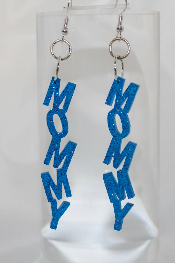 Mommy Slogan Earrings