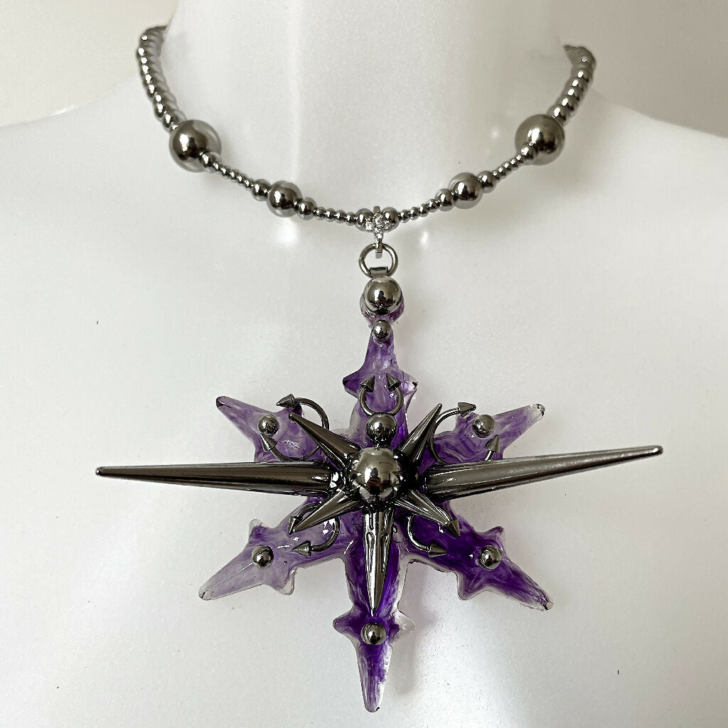 Aurora Spike necklace ( 4 different colors )