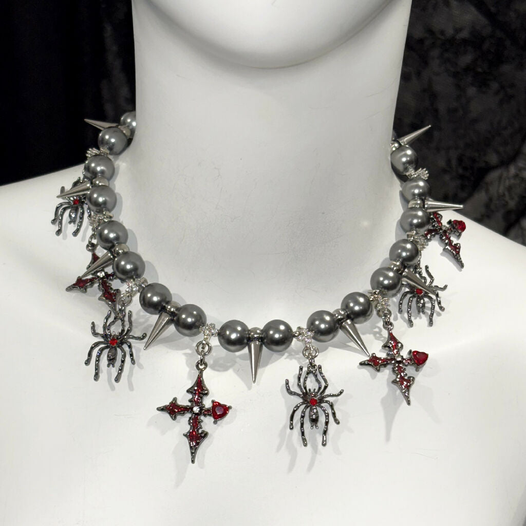 Bleed Spider Faith necklace