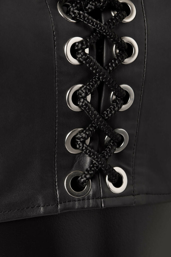 Lacis Corium Leather Bralette (4)
