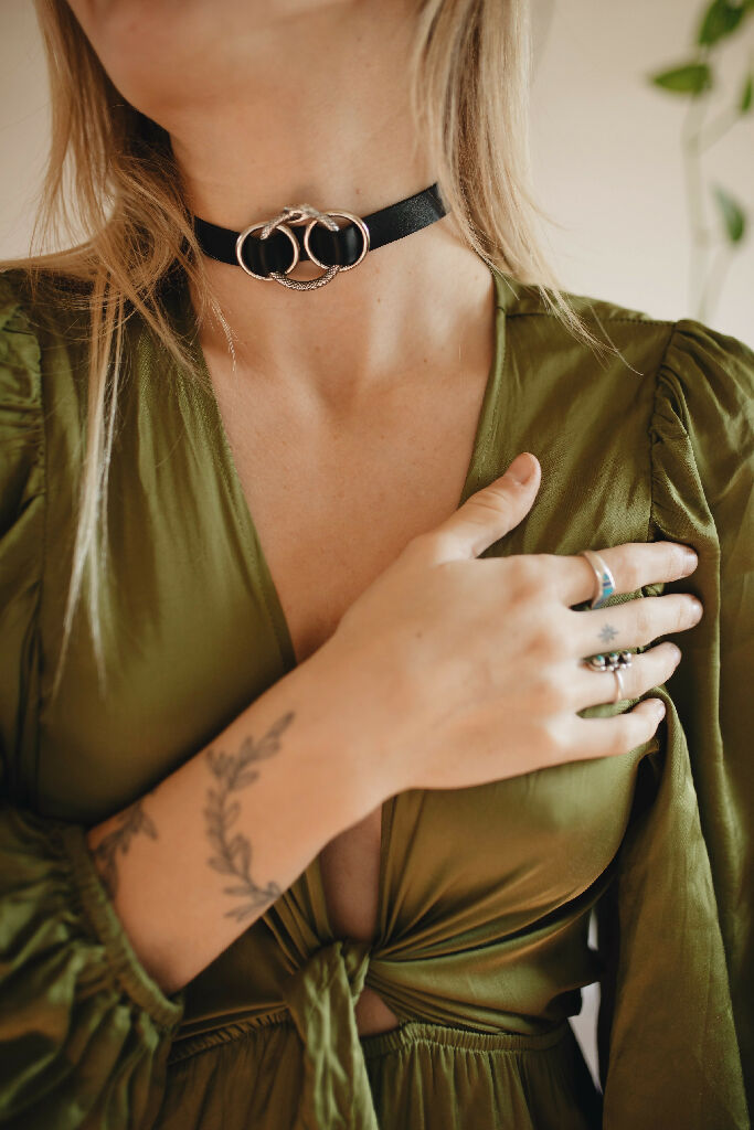 Ouroboros Snake Ring Day Collar