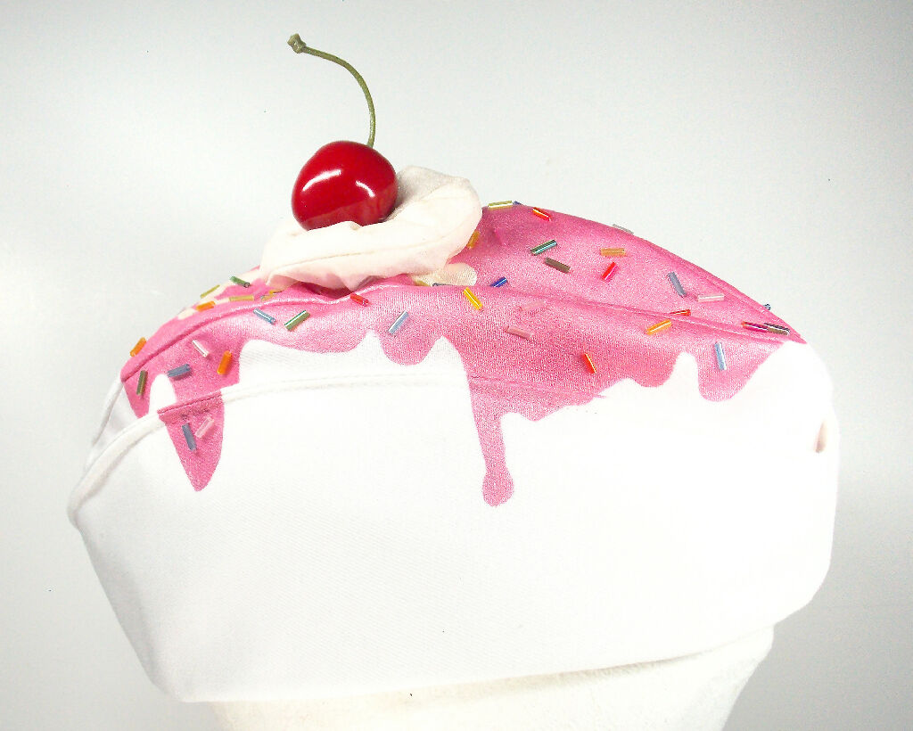 Ice cream sundae hat 2