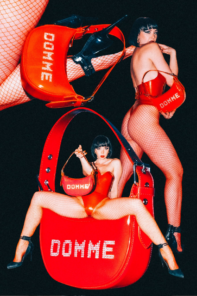 CREATE YOUR OWN “DOMME” RHINESTONE HANDBAG