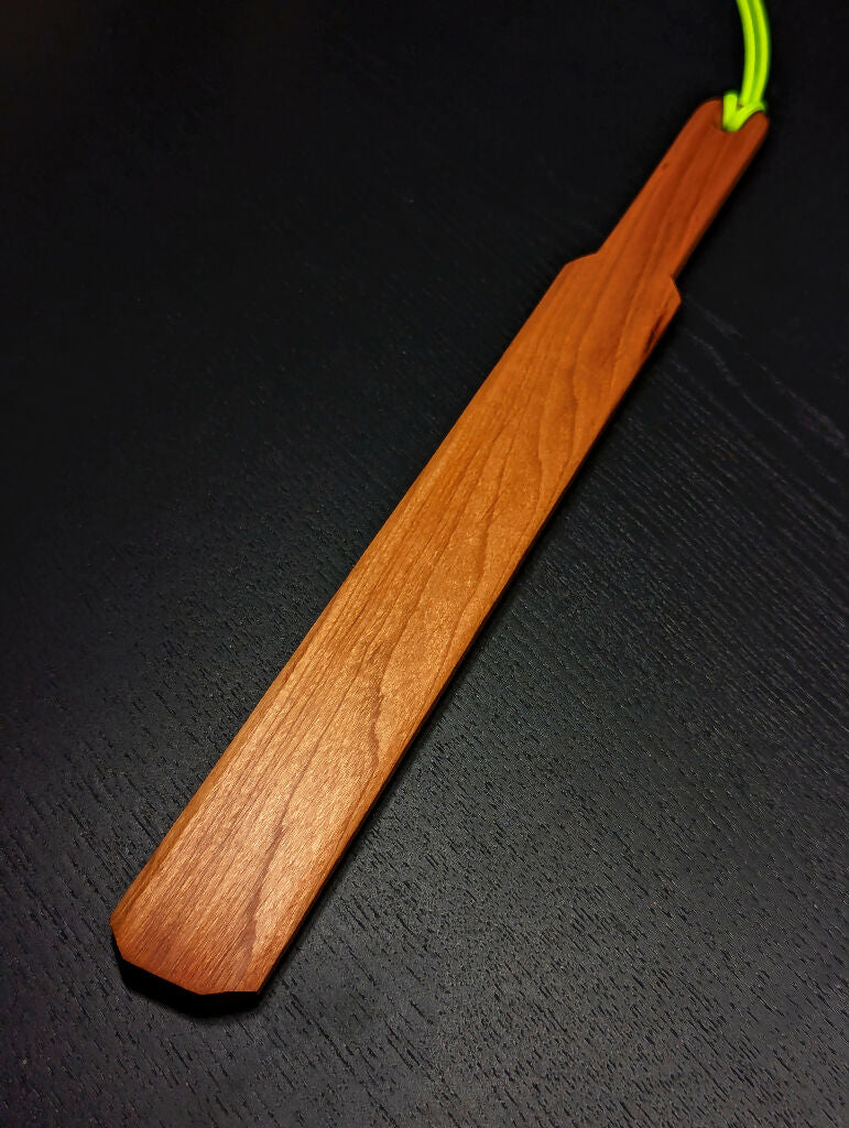 Chamfered Cherry Spanking Paddle