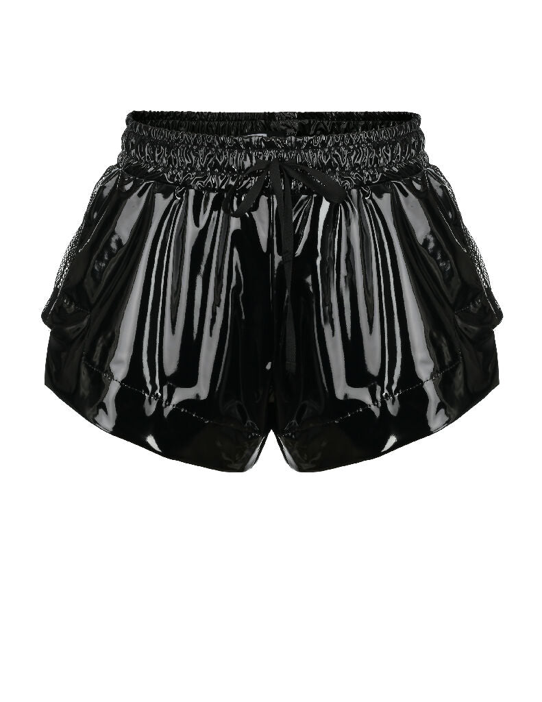 Shorts made of lack - SHOWROOM