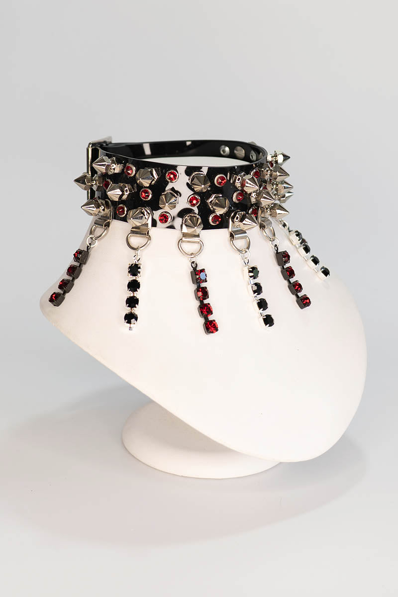 Studs and Diamonds Chain Choker