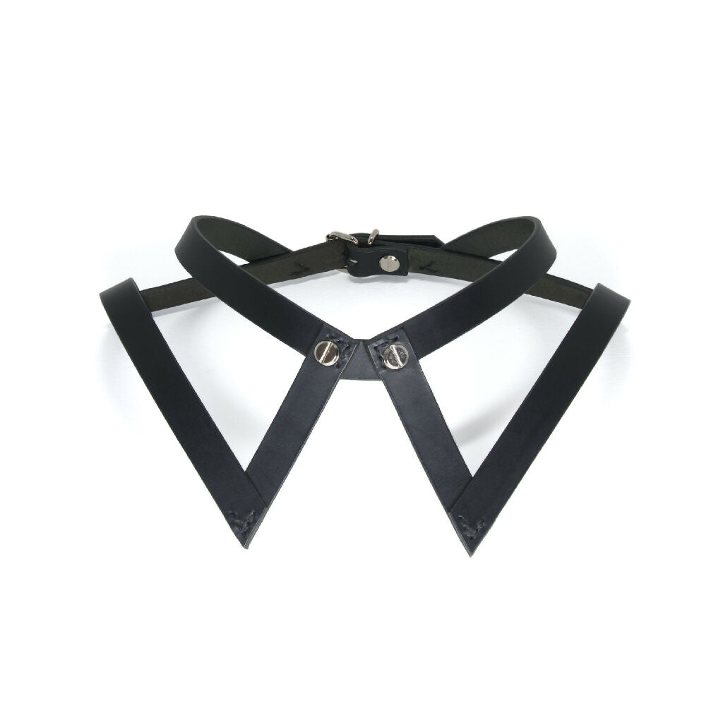 Leather Choker Collar