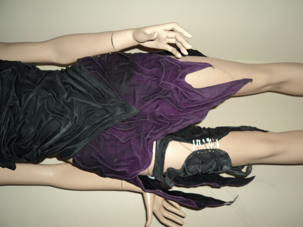 Latex  Asymmetric Skirt
